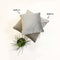 Dutch Decor FINN - Sierkussen 60x60 cm - velvet - effen kleur - Driftwood - taupe - Inclusief binnenkussen