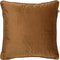 Dutch Decor FINN - Sierkussen 60x60 cm - velvet - effen kleur - Tobacco Brown - bruin - Inclusief binnenkussen