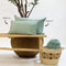 Dutch Decor FINN - Sierkussen velvet 40x60 cm - Jadeite - groen - Inclusief binnenkussen