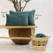 Dutch Decor FINN - Sierkussen velvet 40x60 cm - Sagebrush Green - groen - Inclusief binnenkussen