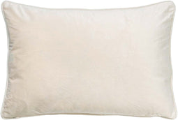 Dutch Decor FINN - Sierkussen velvet 40x60 cm - Snow White - wit - Inclusief binnenkussen