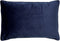 Dutch Decor FINN - Sierkussen velvet Insignia Blue 40x60 cm - blauw - Inclusief binnenkussen