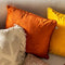 Dutch Decor FINNA - Kussenhoes 45x45 cm 100% gerecycled polyester - Eco Line collectie - Potters Clay - oranje - met rits - zonder binnenkussen