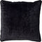 Dutch Decor FINNA - Kussenhoes 45x45 cm 100% gerecycled polyester - Eco Line collectie - Raven - zwart - met rits - zonder binnenkussen
