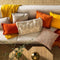 Dutch Decor FINNA - Kussenhoes 45x45 cm 100% gerecycled polyester - Eco Line collectie - Potters Clay - oranje - met rits - zonder binnenkussen