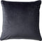 Dutch Decor FINNA - Kussenhoes 45x45 cm 100% gerecycled polyester - Eco Line collectie - Charcoal Gray - antraciet - met rits - zonder binnenkussen
