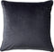Dutch Decor FINNA - Kussenhoes 45x45 cm 100% gerecycled polyester - Eco Line collectie - Charcoal Gray - antraciet - met rits - zonder binnenkussen