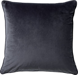 Dutch Decor FINNA - Sierkussen 45x45 cm met kussenhoes van 100% gerecycled polyester - Eco Line collectie - Charcoal Gray - antraciet - Inclusief binnenkussen