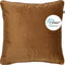 Dutch Decor FINNA - Sierkussen 45x45 cm met kussenhoes van 100% gerecycled polyester - Eco Line collectie - Tobacco Brown - bruin - Inclusief binnenkussen