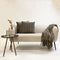 Dutch Decor - FLORIJN - Plaid 150x200 cm - grote fleece plaid met flosjes - Driftwood - taupe