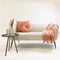 Dutch Decor - FLORIJN - Plaid 150x200 cm - grote fleece plaid met flosjes - Muted Clay - roze