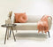Dutch Decor - FLORIJN - Plaid 150x200 cm - grote fleece plaid met flosjes - Muted Clay - roze