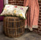 Dutch Decor - FLORINE - Plaid 140x180 cm - met ingeweven patroon - effen kleur met franjes - Muted Clay - roze