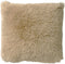 Dutch Decor FLUFFY - Kussenhoes 45x45 cm - superzacht - effen kleur - Pumice Stone - beige - met rits - zonder binnenkussen