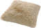 Dutch Decor FLUFFY - Kussenhoes 45x45 cm - superzacht - effen kleur - Pumice Stone - beige - met rits - zonder binnenkussen