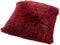 Dutch Decor FLUFFY - Kussenhoes 45x45 cm - superzacht - effen kleur - Merlot - rood - met rits - zonder binnenkussen