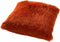 Dutch Decor FLUFFY - Kussenhoes 45x45 cm - superzacht - effen kleur - Potters Clay - oranje-terracotta - met rits - zonder binnenkussen