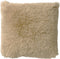 Dutch Decor FLUFFY - Kussenhoes 60x60 cm - superzacht - XL kussensloop - Pumice Stone - beige - met rits - zonder binnenkussen