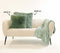 Dutch Decor FLUFFY - Kussenhoes 60x60 cm - superzacht - XL kussensloop - Jadeite - lichtgroen - met rits - zonder binnenkussen