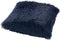Dutch Decor FLUFFY - Kussenhoes 60x60 cm - superzacht - XL kussensloop - Insignia Blue - donkerblauw - met rits - zonder binnenkussen