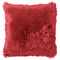 Dutch Decor - FLUFFY - Sierkussen 45x45 cm - superzacht - effen kleur - Chili Pepper - rood