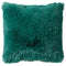Dutch Decor - FLUFFY - Sierkussen 45x45 cm - superzacht - effen kleur - Galapagos Green - groen
