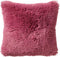 Dutch Decor FLUFFY - Sierkussen 45x45 cm - superzacht - effen kleur - Heather Rose - roze - Inclusief binnenkussen