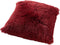 Dutch Decor FLUFFY - Sierkussen 45x45 cm - superzacht - effen kleur - Merlot - rood - Inclusief binnenkussen