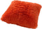 Dutch Decor FLUFFY - Sierkussen 45x45 cm - superzacht - effen kleur - Coral - koraalroze - Inclusief binnenkussen