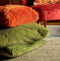 Dutch Decor FLUFFY - Sierkussen 45x45 cm - superzacht - effen kleur - Potters Clay - oranje-terracotta - Inclusief binnenkussen