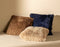 Dutch Decor FLUFFY - Sierkussen 45x45 cm - superzacht - effen kleur - Tobacco Brown - bruin - Inclusief binnenkussen