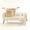 Dutch Decor FLUFFY - Sierkussen 45x45 cm - superzacht - effen kleur - Pumice Stone - beige - Inclusief binnenkussen