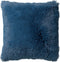 Dutch Decor FLUFFY - Sierkussen 60x60 cm - superzacht - XL kussen - Provincial Blue - blauw - Inclusief binnenkussen