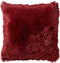 Dutch Decor FLUFFY - Sierkussen 60x60 cm - superzacht - XL kussen - Merlot - rood - Inclusief binnenkussen