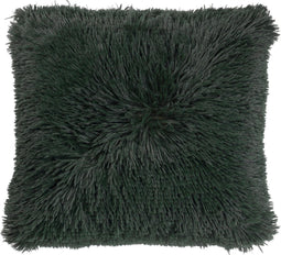Dutch Decor FLUFFY - Sierkussen 60x60 cm - superzacht - XL kussen - Mountain View - donkergroen - Inclusief binnenkussen