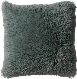 Dutch Decor FLUFFY - Sierkussen 60x60 cm - superzacht - XL kussen - Jadeite - lichtgroen - Inclusief binnenkussen