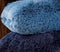 Dutch Decor FLUFFY - Sierkussen 60x60 cm - superzacht - XL kussen - Provincial Blue - blauw - Inclusief binnenkussen