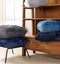 Dutch Decor FLUFFY - Sierkussen 60x60 cm - superzacht - XL kussen - Provincial Blue - blauw - Inclusief binnenkussen