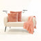 Dutch Decor FLUFFY - Sierkussen 60x60 cm - superzacht - XL kussen - Muted Clay - roze - Inclusief binnenkussen