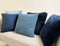 Dutch Decor FLUFFY - Sierkussen 60x60 cm - superzacht - XL kussen - Provincial Blue - blauw - Inclusief binnenkussen