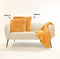 Dutch Decor FLUFFY - Sierkussen 60x60 cm - superzacht - XL kussen - Golden Glow - geel - Inclusief binnenkussen
