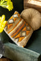 Dutch Decor GAIA - Kussenhoes 45x45 cm - 3D patroon - Jadeite - lichtgroen - met rits - zonder binnenkussen