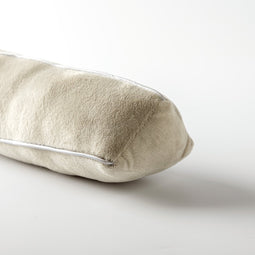 Dutch Decor - GIDEON - Tochtstopper 90x10x10 cm - effen kleur - Pumice Stone - beige - Tochtrol voor binnen - Tochthond - Tochtkussen