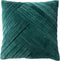 Dutch Decor GIDI - Kussenhoes 45x45 cm - velvet - effen kleur - Sagebrush Green - groen - met rits - zonder binnenkussen
