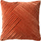 Dutch Decor GIDI - Kussenhoes 45x45 cm - velvet - effen kleur - Potters Clay - oranje - met rits - zonder binnenkussen