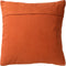 Dutch Decor GIDI - Kussenhoes 45x45 cm - velvet - effen kleur - Potters Clay - oranje - met rits - zonder binnenkussen