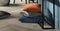 Dutch Decor GIDI - Kussenhoes 45x45 cm - velvet - effen kleur - Potters Clay - oranje - met rits - zonder binnenkussen