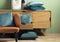 Dutch Decor GIDI - Kussenhoes 45x45 cm - velvet - effen kleur - Sagebrush Green - groen - met rits - zonder binnenkussen