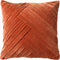 Dutch Decor GIDI - Sierkussen 45x45 cm - velvet - effen kleur - Potters Clay - oranje - Inclusief binnenkussen