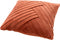 Dutch Decor GIDI - Sierkussen 45x45 cm - velvet - effen kleur - Potters Clay - oranje - Inclusief binnenkussen